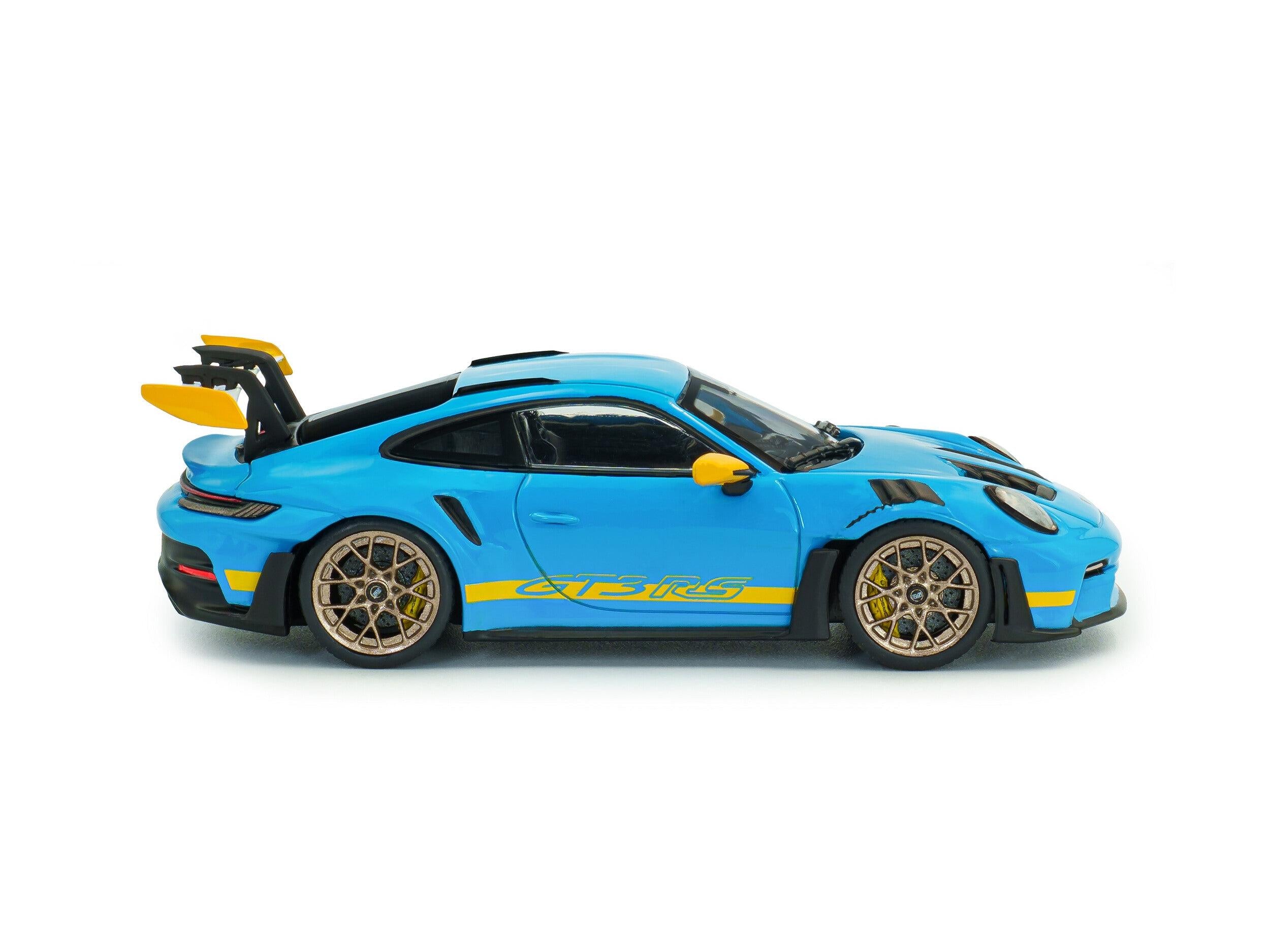 Porsche 911 (992) GT3 RS Tribute 24H Daytona 2003 Riviera Blue 1:43 Scale Solido Diecast Model Car