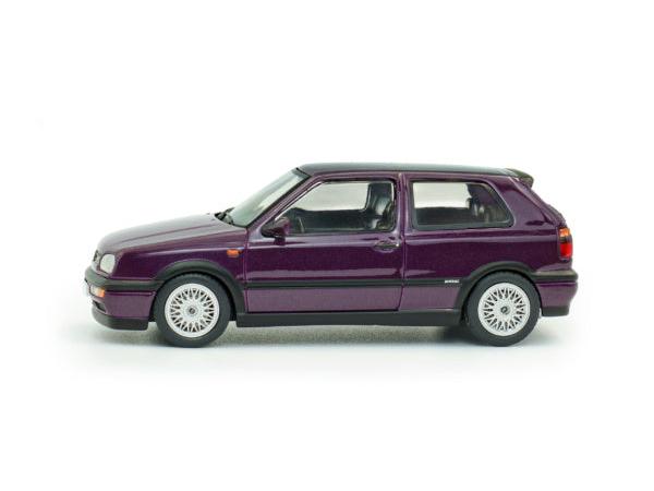 Volkswagen Golf Mk3 VR6 1994 Dusty Mauve Pearl 1:43 Scale Solido Diecast Model Car