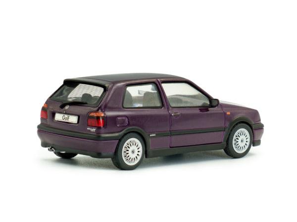Volkswagen Golf Mk3 VR6 1994 Dusty Mauve Pearl 1:43 Scale Solido Diecast Model Car