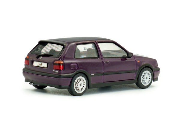 Volkswagen Golf Mk3 VR6 1994 Dusty Mauve Pearl 1:43 Scale Solido Diecast Model Car