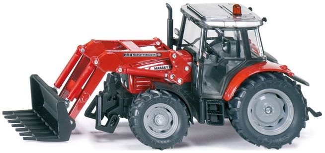 Massey Ferguson Tractor w/Front Loader 1:32 Scale Siku-Siku-Diecast Model Centre