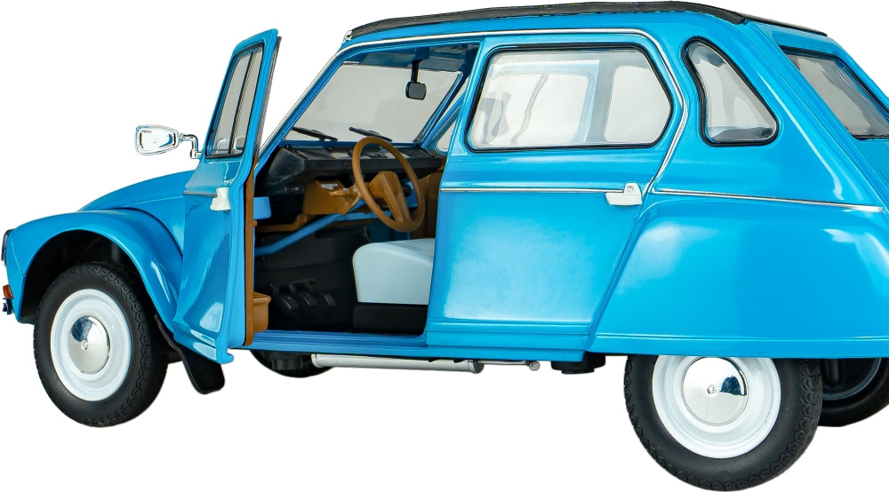 Citroen Dyane 6 Bleu Lagune 1974 1:18 Scale Diecast Car – Solido