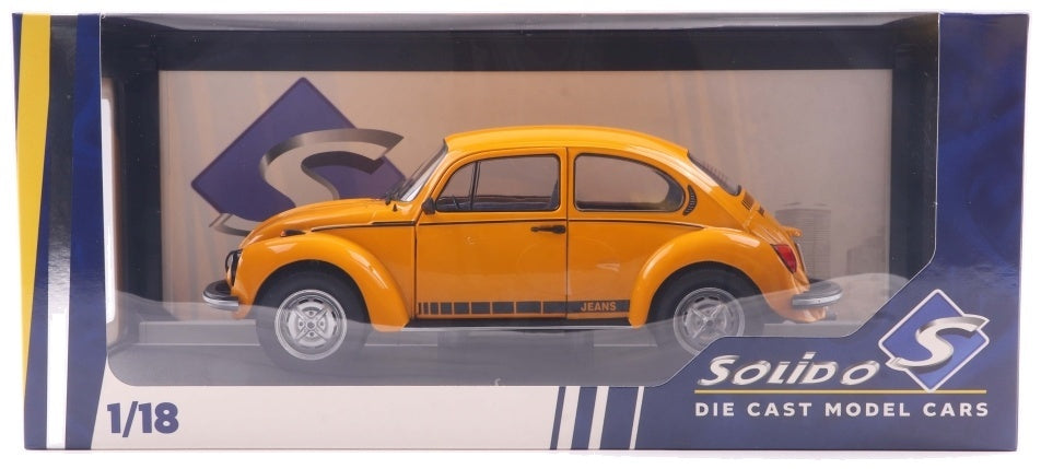 Volkswagen Beetle 1303 Jeans Orange 1974 1:18 Scale Diecast Model Car – Solido
