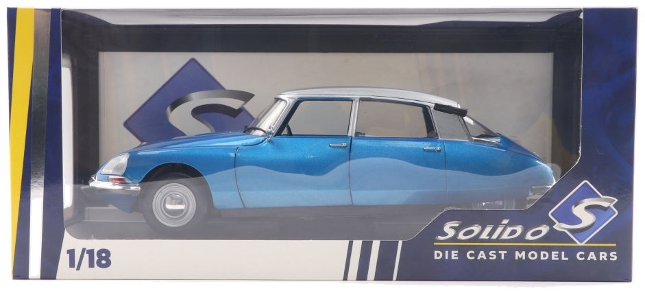 Citroen D Special Blue Delta 1972 1:18 Scale Diecast Model Car – Solido