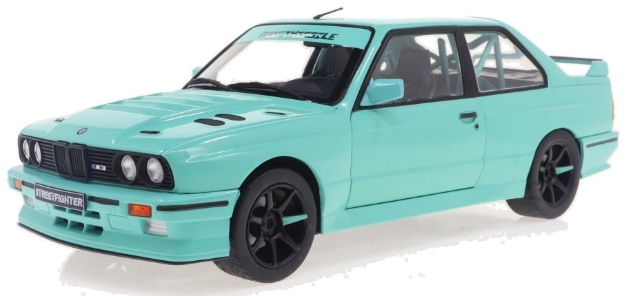 BMW M3 Tiffany Blue Solido Works 1990 1:18 Scale Diecast Model Car – Solido