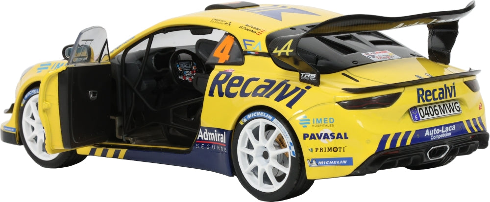 Alpine A110 RGT+ #4 Rallye Du Mont Blanc 2025 Fuster/Fuentes 1:18 Scale Diecast Car – Solido