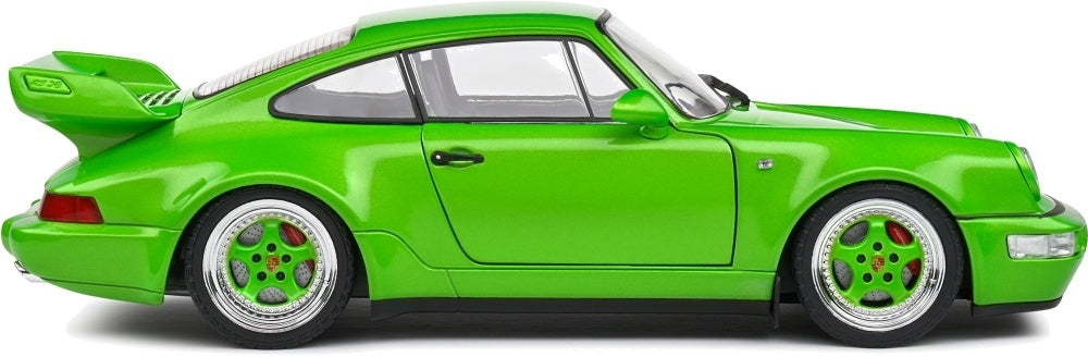 Porsche 911 (964) Carrera 3.8 RS Green Metallic 1990 1:18 Scale Diecast Model Car – Solido