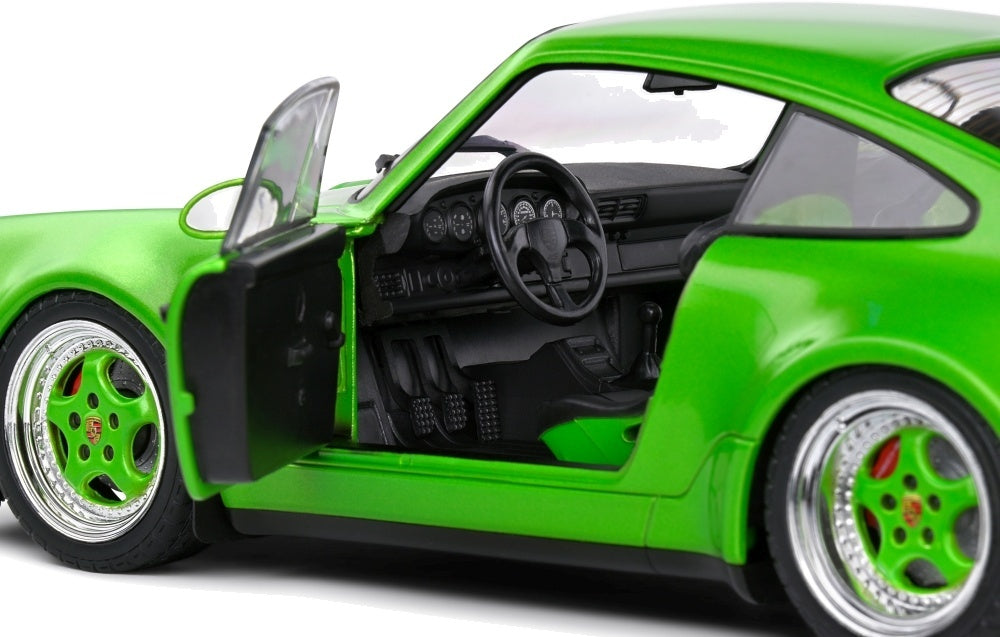 Porsche 911 (964) Carrera 3.8 RS Green Metallic 1990 1:18 Scale Diecast Model Car – Solido