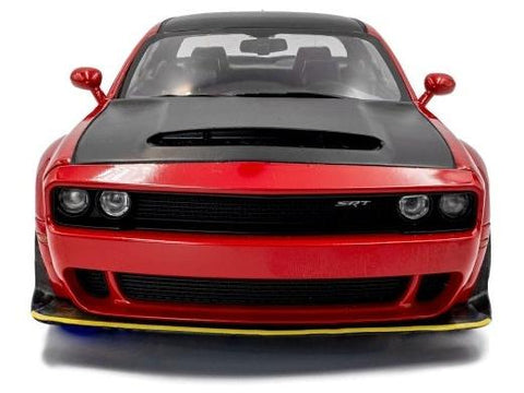Dodge Challenger Demon Tor Red 2023 1:18 Scale Diecast Model Car – Solido