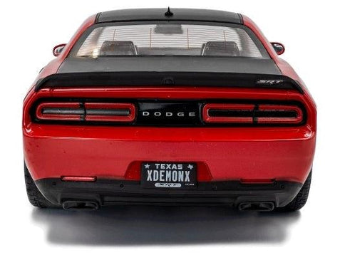 Dodge Challenger Demon Tor Red 2023 1:18 Scale Diecast Model Car – Solido
