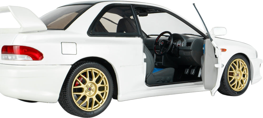 Subaru Impreza 22B Solido Works White 1998 1:18 Scale Diecast Car – Solido