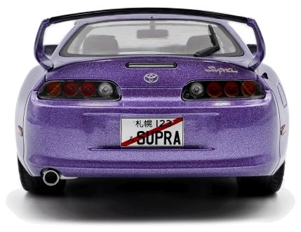 Toyota Supra Mk4 (A80) Solido Works Purple 1993 1:18 Scale Diecast Model Car – Solido