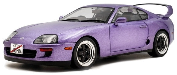 Toyota Supra Mk4 (A80) Solido Works Purple 1993 1:18 Scale Diecast Model Car – Solido