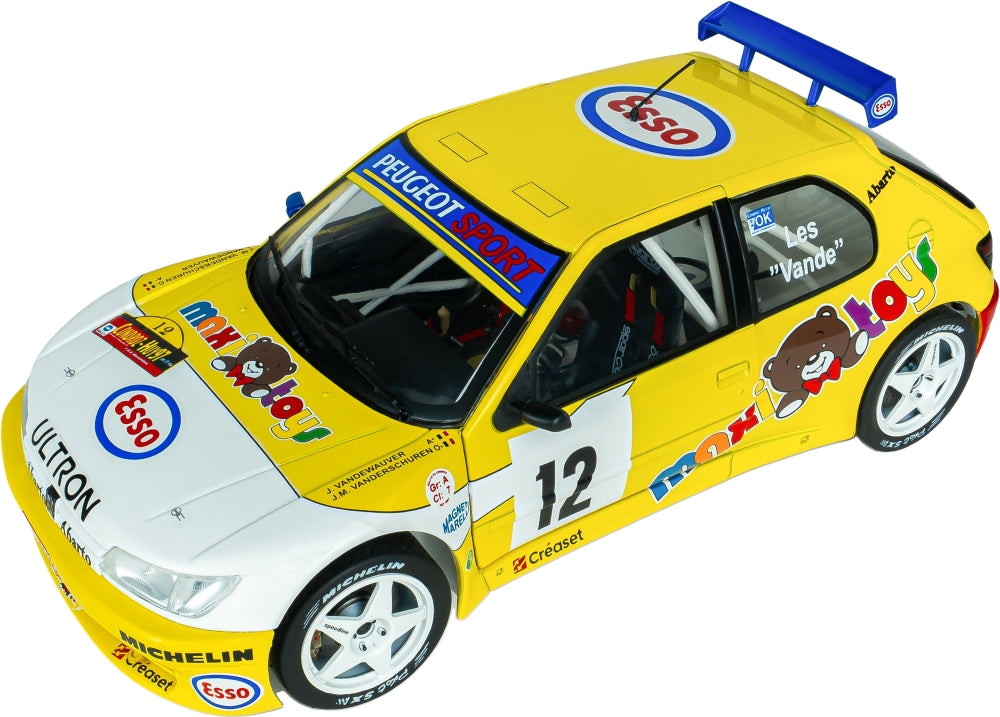 Peugeot 306 Maxi #12 Vandewauver J.M. Vanderschuren Rally Du Condroz 1997 1:18 Scale Diecast Car – Solido