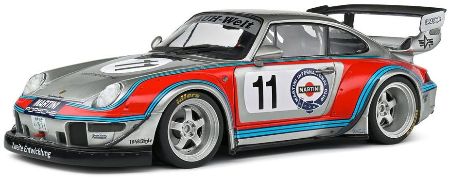 Porsche 911 Rwb Bodykit Martini Grey 2020 - 1:18 Scale