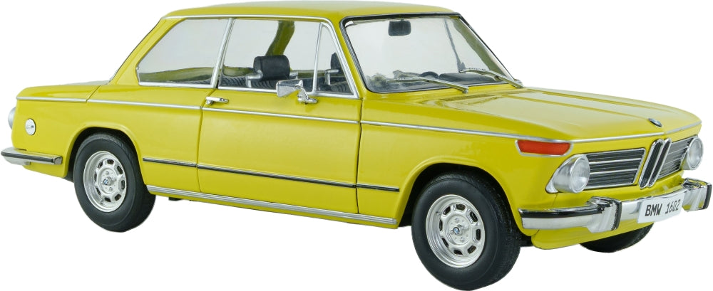BMW 1602 Gulf Yellow 1973 1:18 Scale Diecast Car – Solido