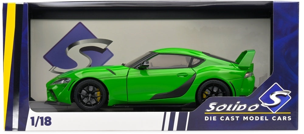 Toyota GR Supra Solido Works Wasabi Custom 2023 1:18 Scale Diecast Model Car – Solido