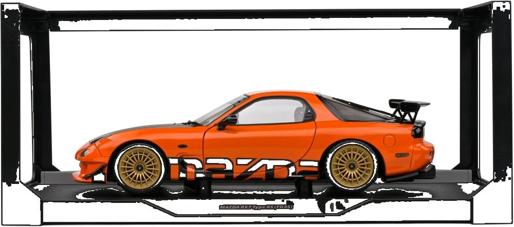 Mazda RX7 FD3RS Solido Works Orange 1999 1:18 Scale Diecast Model Car – Solido