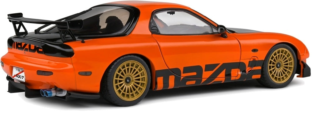 Mazda RX7 FD3RS Solido Works Orange 1999 1:18 Scale Diecast Model Car – Solido