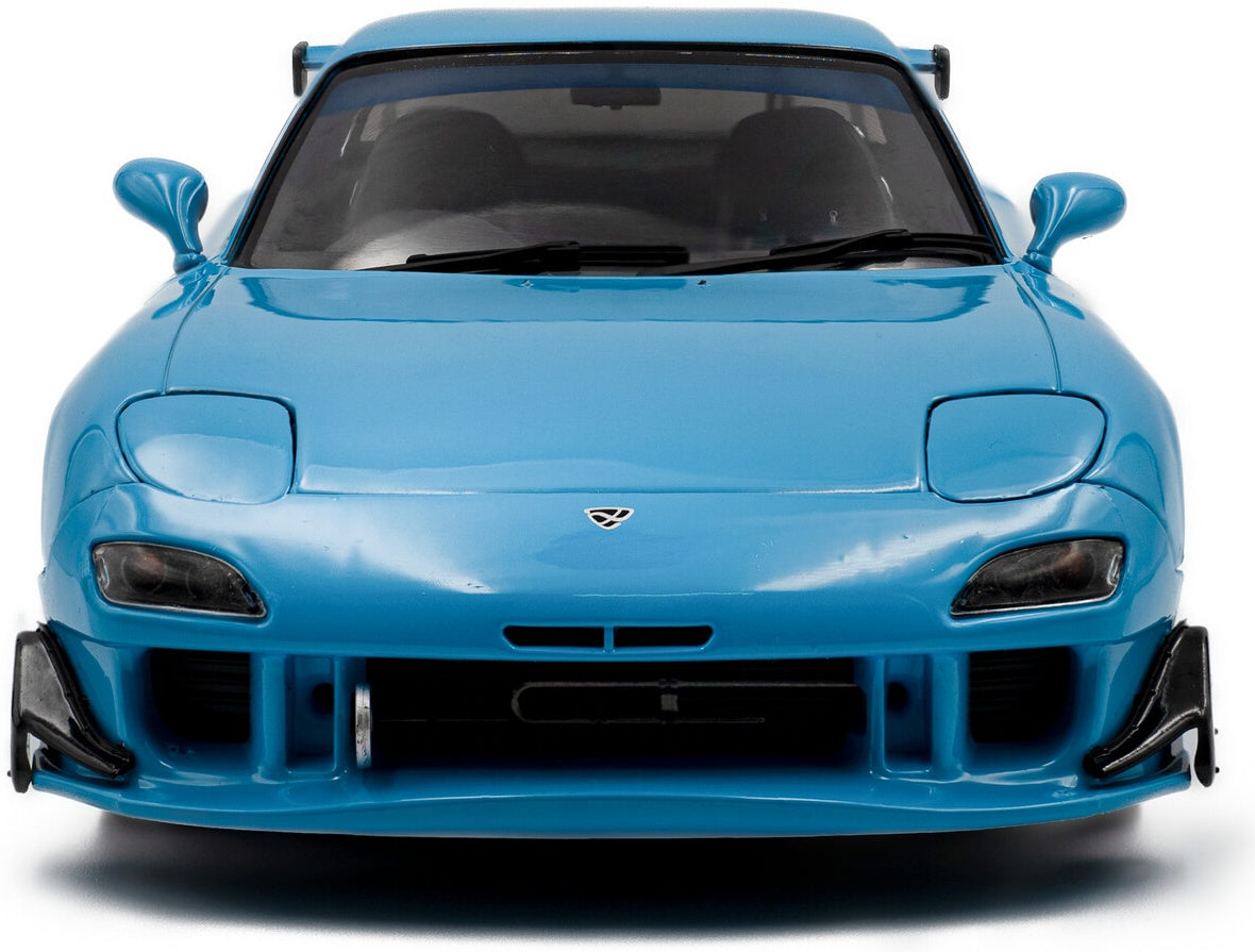 Mazda RX7 FD3RS Solido Works Blue 1999 1:18 Scale Diecast Model Car – Solido