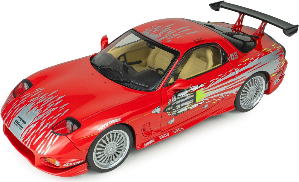 Mazda RX7 FD3RS Fast and Furious 1 Dom 1:18 Scale Diecast Car – Solido