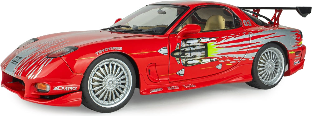 Mazda RX7 FD3RS Fast and Furious 1 Dom 1:18 Scale Diecast Car – Solido