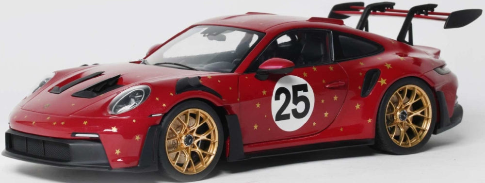 Porsche 911 (992) GT3 RS Christmas Edition #25 Red 2026 1:18 Scale Diecast Model Car – Solido