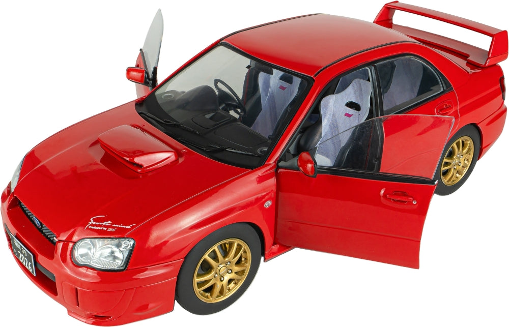 Subaru Impreza WRX STi Flame Red 2004 1:18 Scale Diecast Car – Solido
