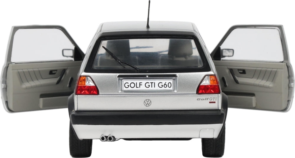 Volkswagen Golf 2 GTi G60 Diamond Silver 1989 1:18 Scale Diecast Car – Solido