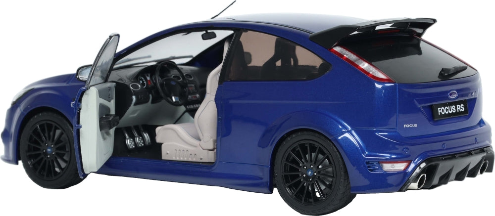 Ford Focus RS Mk2 Performance Blue 2009 1:18 Scale Diecast Car – Solido