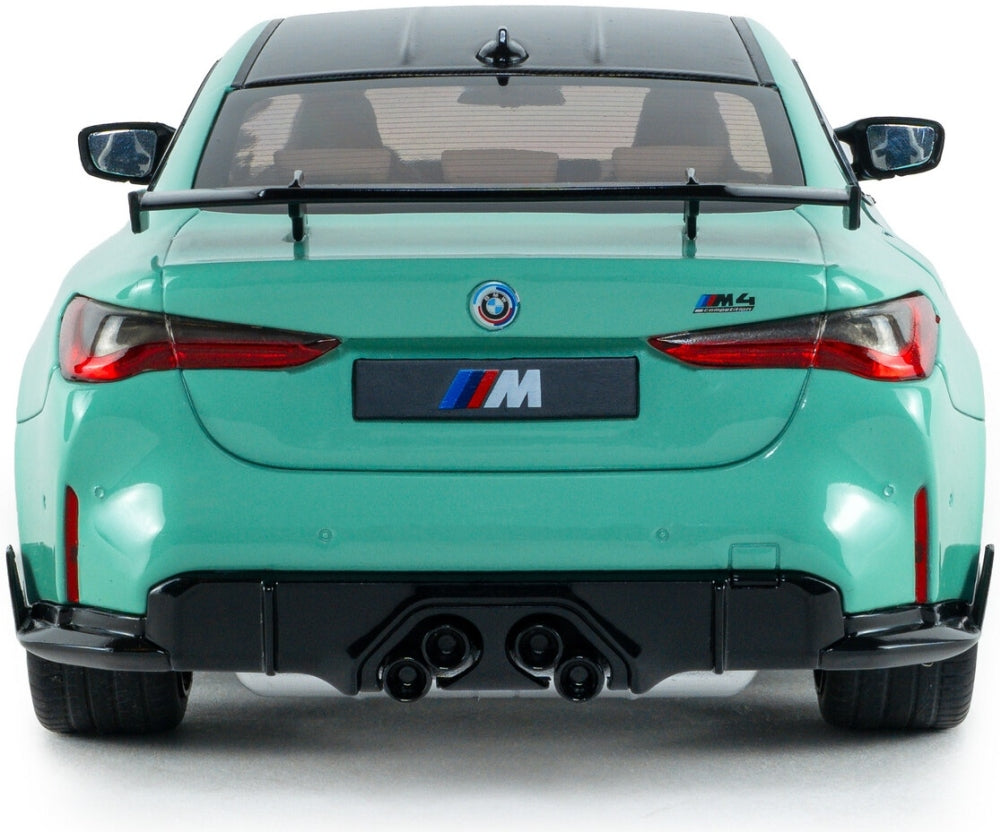 BMW M4 Peformance Parts Solido Works Turquoise 2025 1:18 Scale Diecast Model Car – Solido