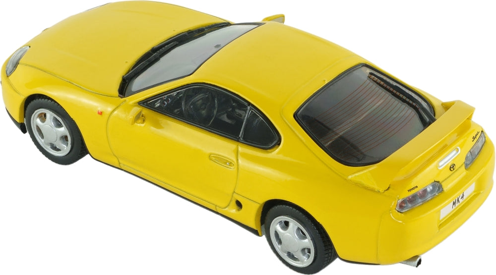 Toyota Supra MK4 Super Bright Yellow 2001 1:43 Scale Diecast Car – Solido