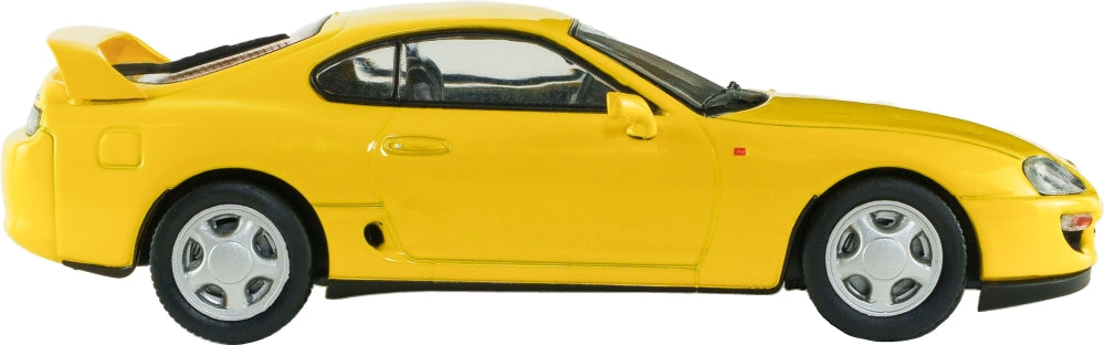 Toyota Supra MK4 Super Bright Yellow 2001 1:43 Scale Diecast Car – Solido