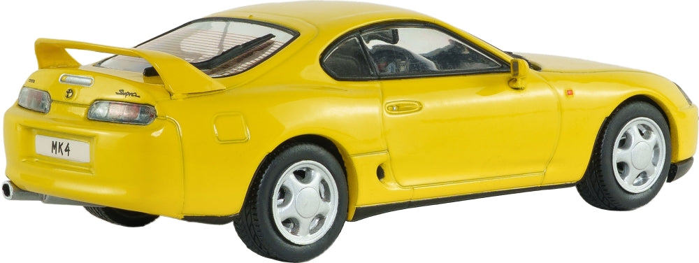 Toyota Supra MK4 Super Bright Yellow 2001 1:43 Scale Diecast Car – Solido
