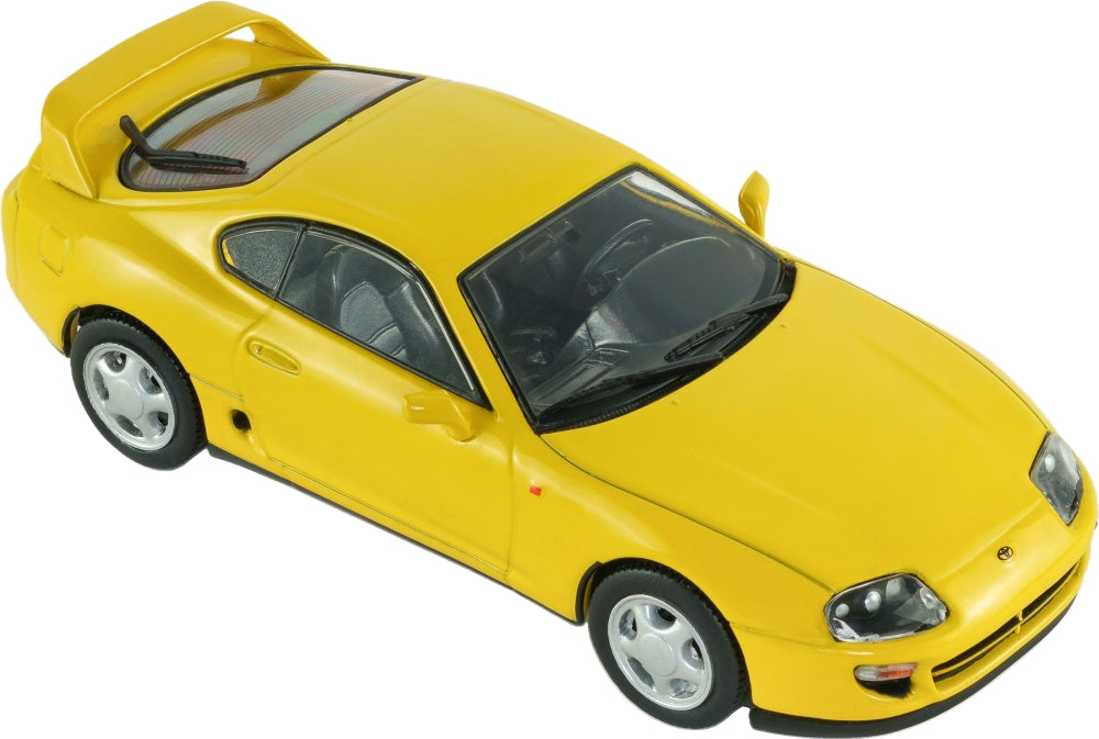Toyota Supra MK4 Super Bright Yellow 2001 1:43 Scale Diecast Car – Solido