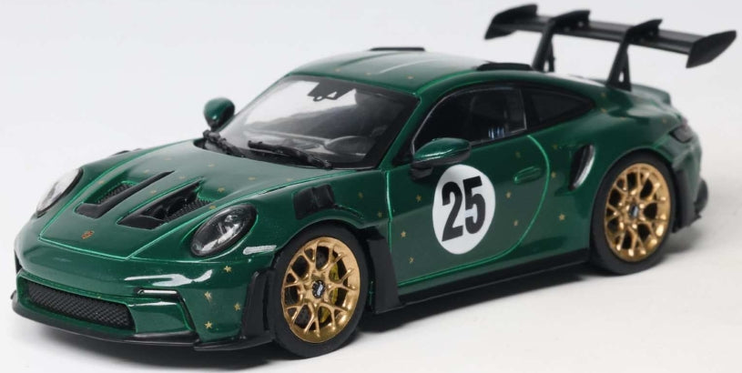 Porsche 911 (992) GT3 RS Christmas Edition #25 Green 2026 1:43 Scale Diecast Model Car – Solido
