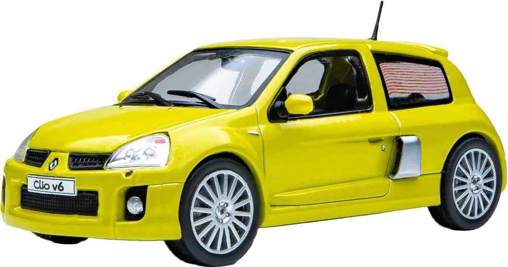Renault Clio V6 Ph.2 Acid Yellow 2004 1:43 Scale Diecast Car – Solido