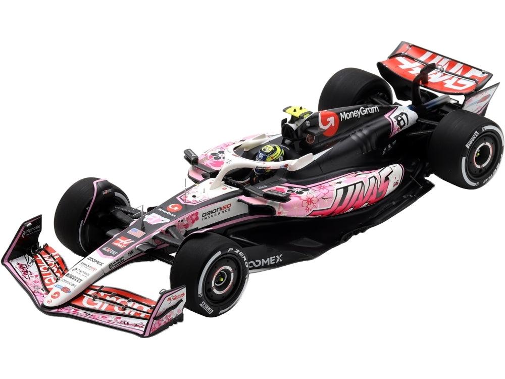 MoneyGram Haas Team VF-25 #87 F1 Japanese GP 2025 Oliver Bearman 1:18 Scale Resin Car – Spark