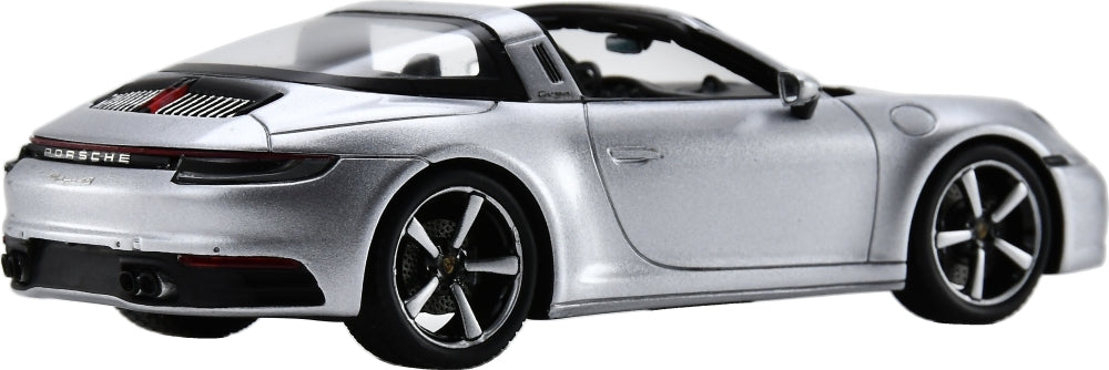 Porsche 911 Targa 4S (992) GT Silver 1:43 Scale Resin Car – Spark