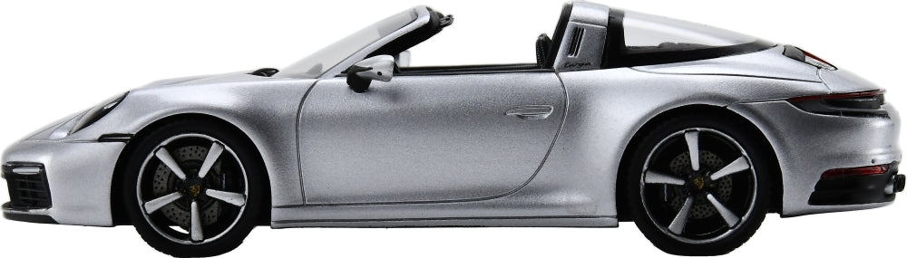 Porsche 911 Targa 4S (992) GT Silver 1:43 Scale Resin Car – Spark