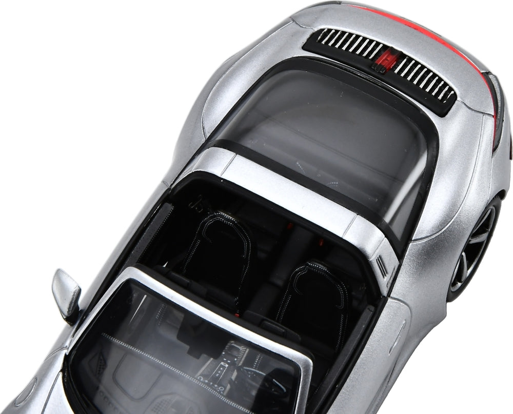 Porsche 911 Targa 4S (992) GT Silver 1:43 Scale Resin Car – Spark