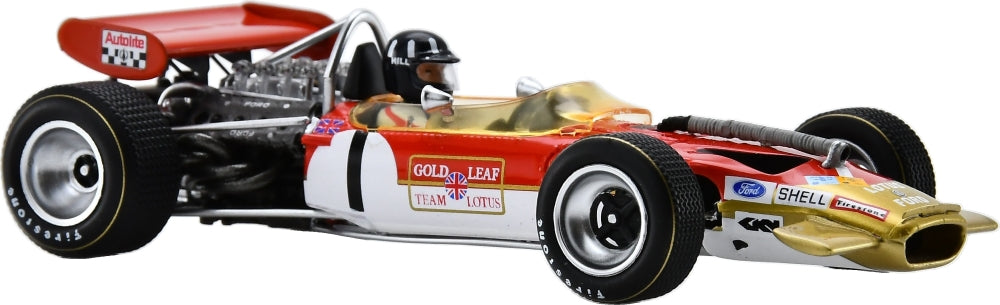 Lotus 49B #1 4th F1 German GP 1969 Graham Hill 1:43 Scale Resin Car – Spark