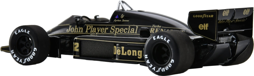 Lotus 98T #12 Winner F1 US GP 1986 Ayrton Senna 1:43 Scale Resin Car – Spark