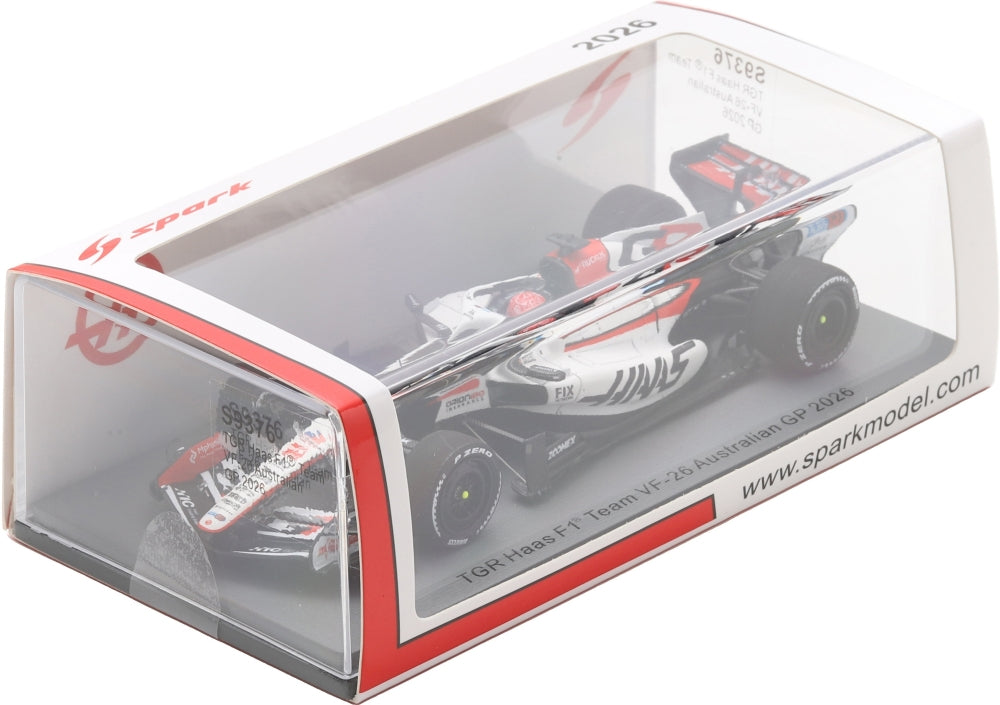 TGR Haas F1 Team VF-26 #31 Australian GP 2026 Esteban Ocon 1:43 Scale Resin Car – Spark