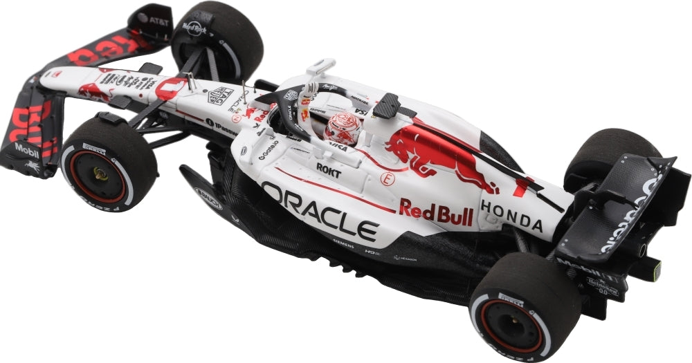 Oracle Red Bull Racing RB21 #1 1st Japanese GP 2025 Max Verstappen w/Pit Board 1:43 Scale Resin Car – Spark