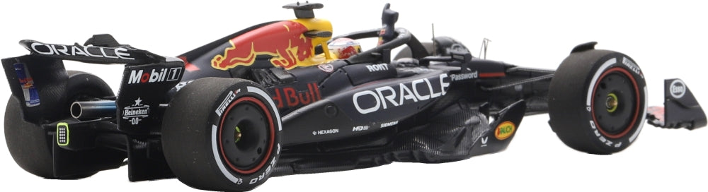 Oracle Red Bull Racing RB21 #1 Winner F1 Italian GP 2025 Vestappen Oracle 50 Wins w/Pit Board 1:43 Scale Resin Car – Spark