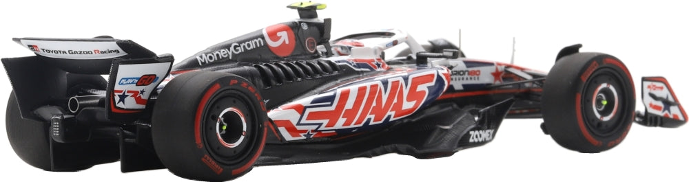 Haas VF-25 MoneyGram Haas F1 Team #87 US GP 2025 Oliver Bearman 1:43 Scale Resin Car – Spark