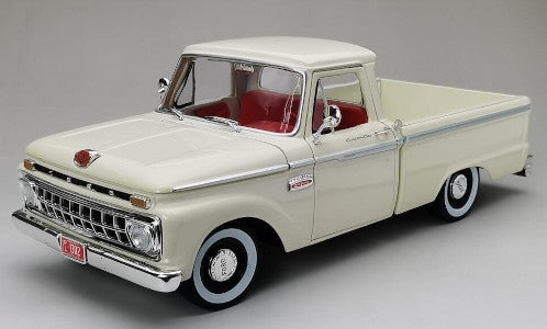 Ford F-100 Pickup White 1965 1:18 Scale Sun Star Diecast Model