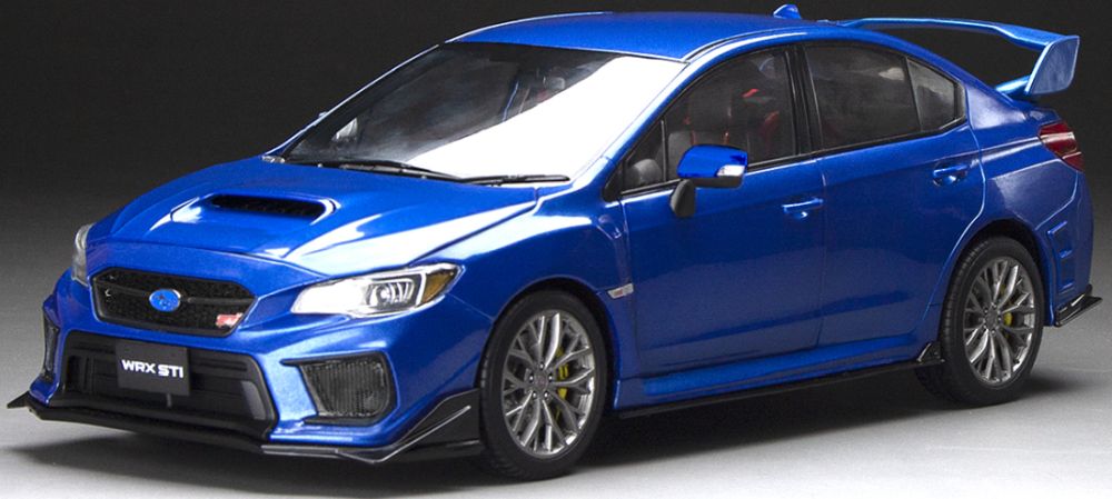 Subaru WRX STi 2018 Lapis Blue Pearl Customised Version 1:18 Scale Sun Star Diecast Model Car