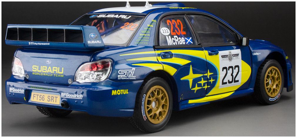 Subaru Impreza WRC07 #232 C.McRae Goodwood Fest 2007 - Ltd 1999pcs 1:18 Scale Sun Star Diecast Model Car